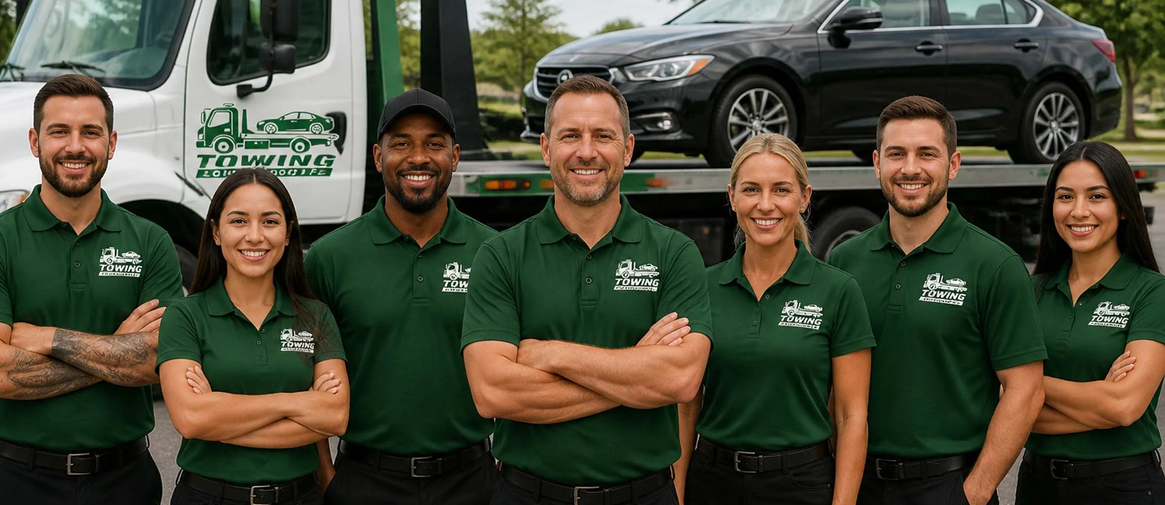What to Do When Your Car Breaks Down on I-4 or SR-434 in Longwood Longwood Towing crew and flatbed truck ready to help a driver whose car broke down on the highway in Seminole County, Florida